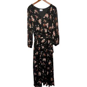 Dark Cottagecore Coquette Fairy Romantic Grunge Sheer Maxi Dress Bow Large Tall